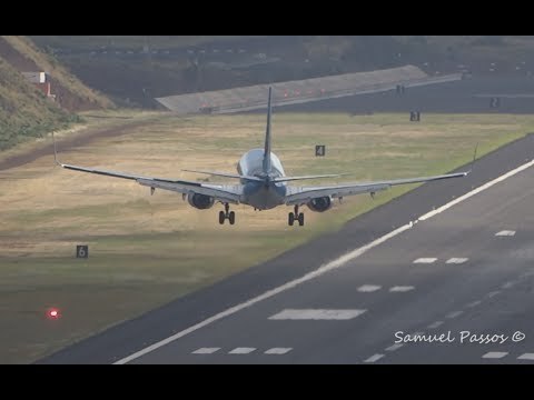 Extreme Crosswinds Test Skills of Pilots at Madeira Airport