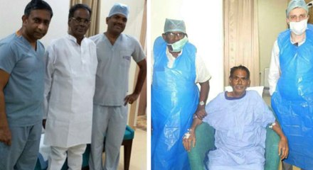 முதல்வரிடம் நெகிழ்ந்த சசிகலா கணவர் நடராஜன்- வீடியோ