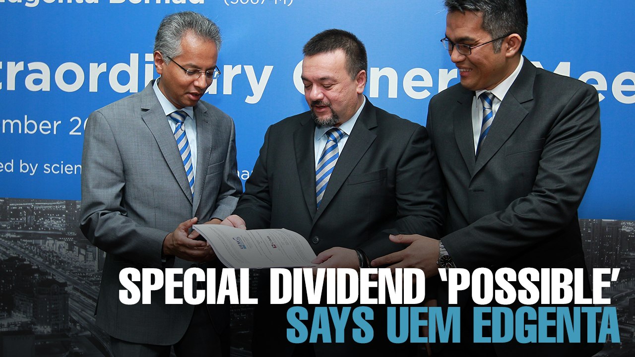 NEWS: UEM Edgenta may pay special dividend
