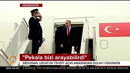 Erdoğan gazetecilerin sorularını yanıtladı