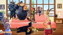 Five Little Monkeys Jumping on the Bed Collection #2 | Paw Patrol Inside Out Zootopia Angry Birds.