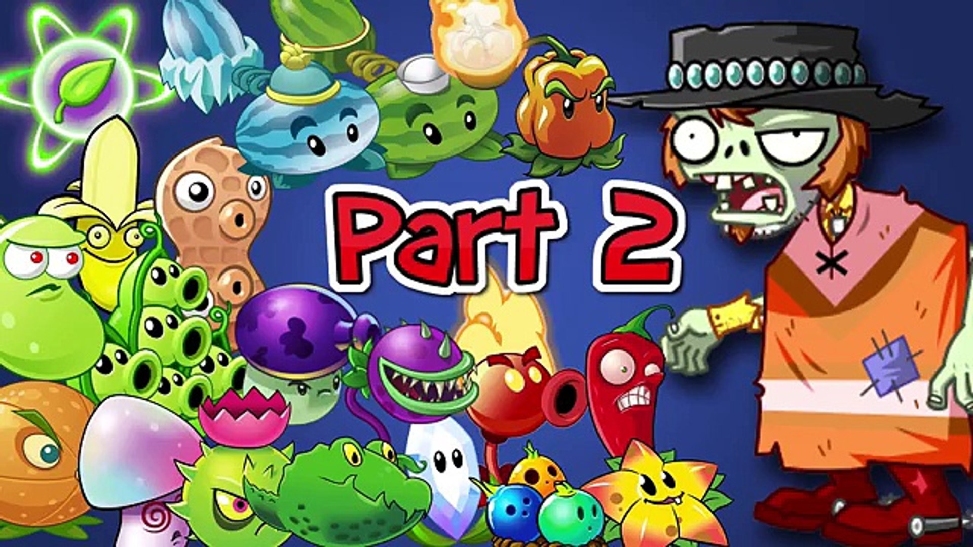 Plants vs. Zombies 2 its about time: Every Plants vs Poncho Zombie PVZ 2  Primal Gameplay - video Dailymotion