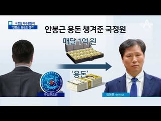 “안봉근, 국정원 예산으로 ‘용돈’ 챙겼다”