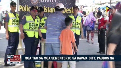 Mga tao sa mga sementeryo sa Davao City, paubos na