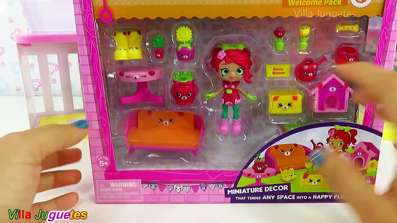 NUEVAS Muñecas Mini Shoppies Milly Mops, Rosie Bloom y Queene Heart + Decorando Casa Happy Places