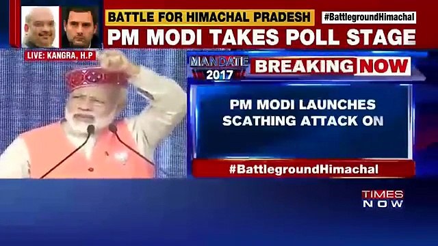 Himachal Pradesh Polls: In A Mega Rally, PM Modi Launches Scathing Attack On Congress
