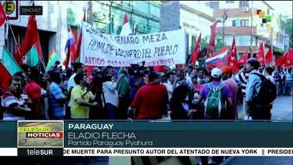 Paraguay: exigen la liberación del dirigente campesino Genaro Meza