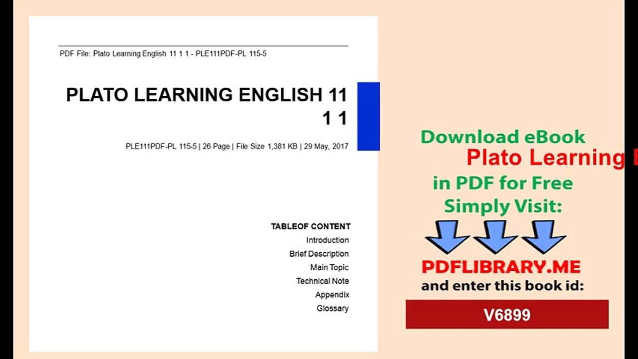 Plato Learning English 11 1 1