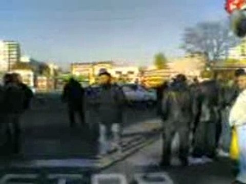 RATP Centre Bus de Flandre Greve du 15/11/2007