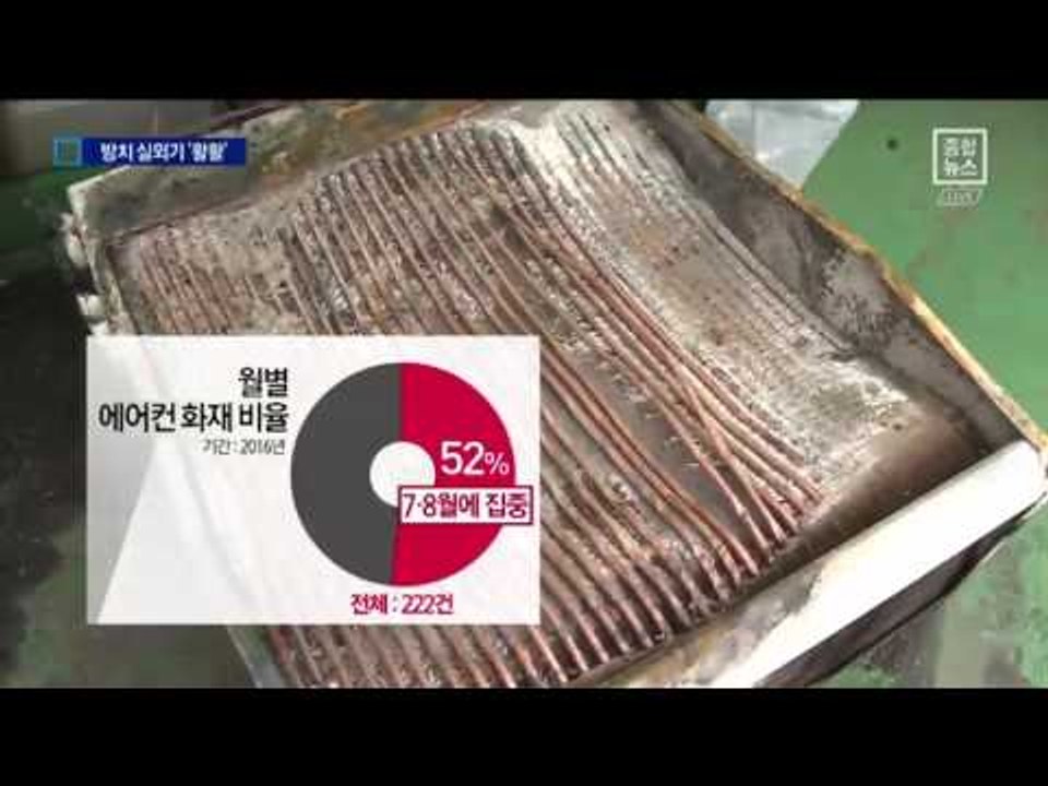 여름철 시한폭탄 된 실외기…안전 관리 미흡