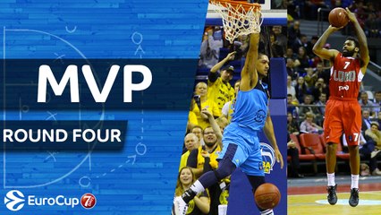 7DAYS EuroCup Regular Season, Round 4 co-MVP's: Peyton Siva and Trevor Lacey