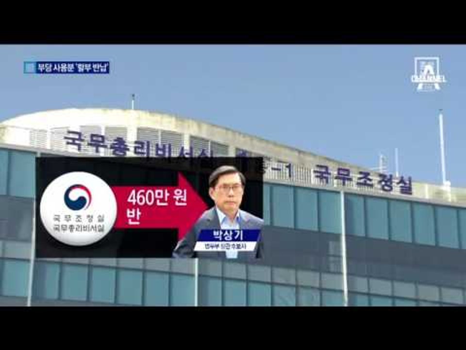 박상기, 법인카드 어디서 썼기에…감사 지적