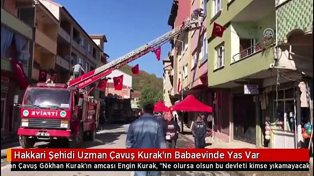 Hakkari Şehidi Uzman Çavuş Kurak'ın Babaevinde Yas Var