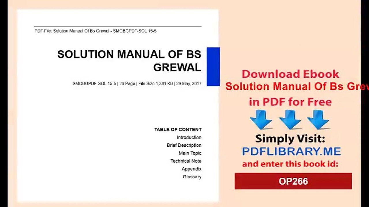Solution Manual Of Bs Grewal