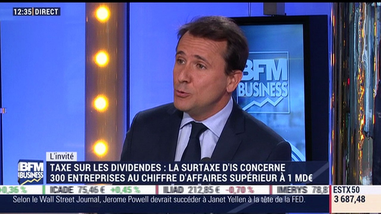 Taxe sur les dividendes: la surtaxe d'IS présen...