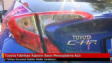 Toyota Fabrikası Kapısını Basın Mensuplarına Açtı