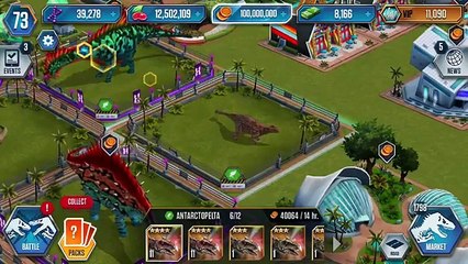 ANTARCTOPELTA MAX LVL 40 - New LEGENDARY DINO - Jurassic World The Game