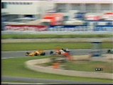 GP Spagna 1987: Sorpassi di N. Piquet a Boutsen e di N. Piquet, Boutsen e Prost ad A. Senna e ritiro di Berger