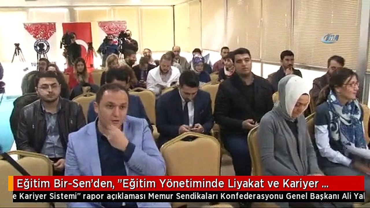 Eğitim Bir-Sen'den, "Eğitim Yönetiminde Liyakat ve Kariyer Sistemi" Rapor Açıklaması