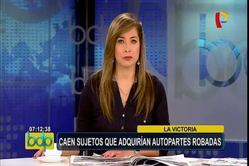 La Victoria: Diprove detiene a sujetos que adquirían autopartes robadas