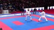 Davy Dona vs Oualid Bouabaoub. Bronze Male Kumite -75kg. 21st WKF World Karate Championships new