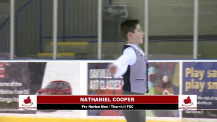 2018 Skate Ontario Sectional Qualifying - Pre Novice Men Short Program - Group 2