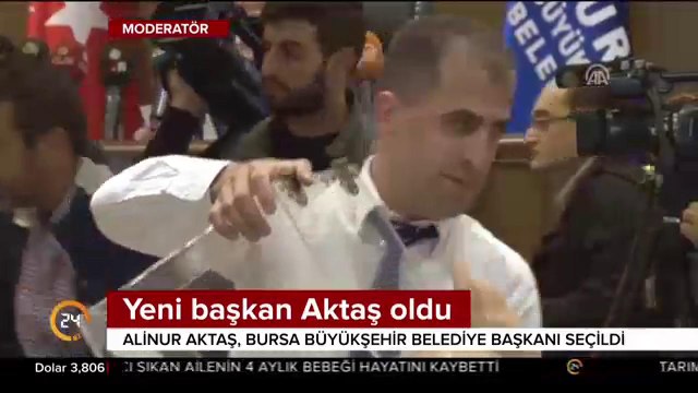 Bursa'da yeni başkan Aktaş