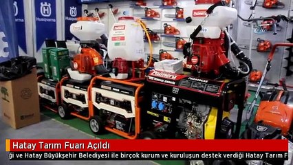 Hatay Tarım Fuarı Açıldı