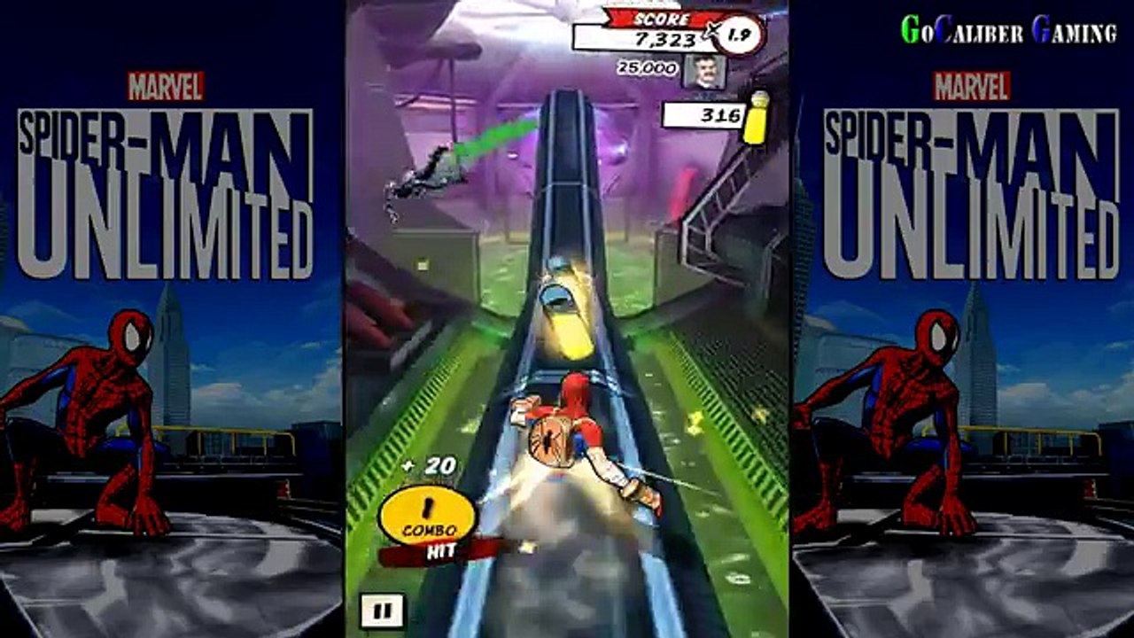 Spider Man Unlimited Android Walkthrough - Part 3 - Issue 1: Night Of The Goblin