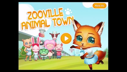Best Games for Kids - Zooville Animal Town - Hair Salon, Makeup, Doctor, Cooking & Dress Up Gameplay
