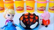 ❤ PEPPA PIG ❤ Frozen Elsa Fazendo Bolo de Aniversário para o Homem Aranha com Massinha Play-Doh