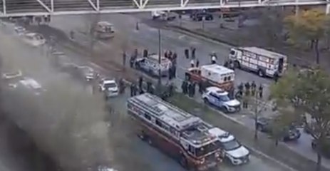 Woman Records Aftermath of New York Truck Attack