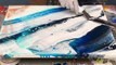 Acrylic Pour Painting: Ocean Theme With Cells Using The Simple Swipe Technique