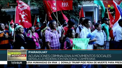 Paraguay: exigen liberación del líder campesino Genaro Meza