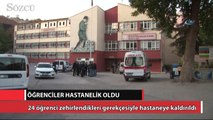 Ankara’da 24 öğrenci hastanelik oldu