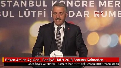Bakan Arslan Açıkladı, Banliyö Hattı 2018 Sonuna Kalmadan Bitecek...