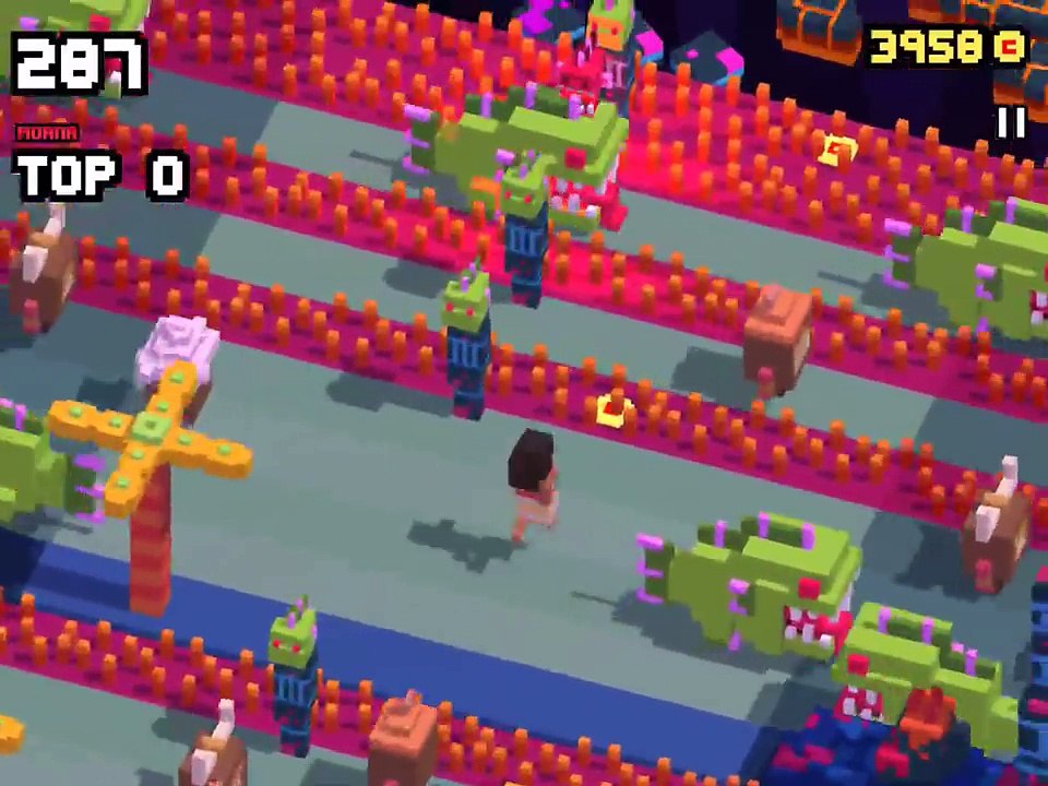 DISNEY CROSSY ROAD MOANA / MAUI / HEIHEI / GHOST MATAI / GRAMMA TALA / PUA / KAKAMORE CHIEF GAMEPLAY