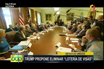 EEUU: Donald Trump propone eliminar “Lotería de visas”