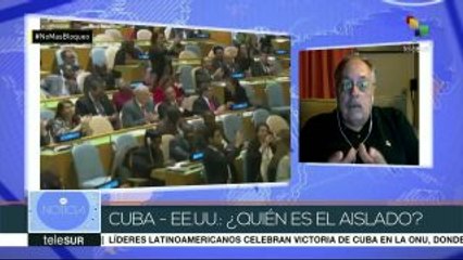 Pertierra: Rechazo mundial al bloqueo contra Cuba deja solo a EEUU