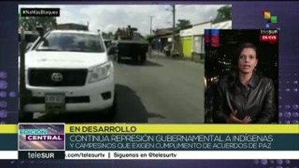 Colombia: denuncian ataque del ESMAD contra Minga Indígena