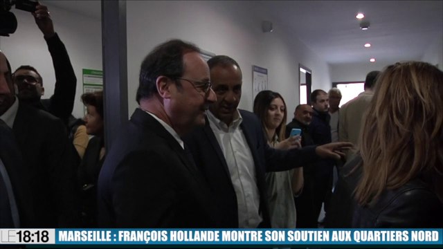 Le 18:18 - François Hollande à Marseille : Dans les quartiers Nord il y a plein d'espoir et pas seulement des faits divers