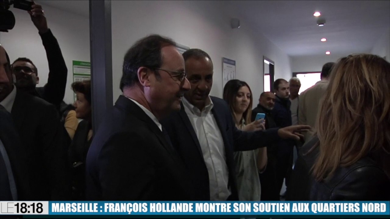 Le 18:18 - François Hollande à Marseille : "Dans les quartiers Nord il y a plein d'espoir et pas seulement des faits divers"