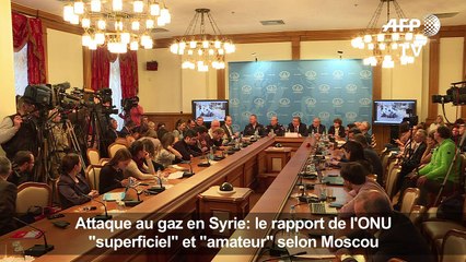 Syrie: le rapport de l'ONU "superficiel" et "amateur" (Moscou)