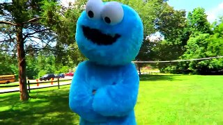 SPIDERMAN Challenges COOKIE MONSTER to a Game of Soccer | Superheroes & Sesame Street on DCTC