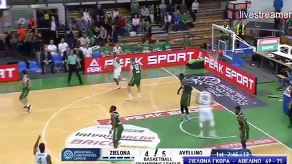 Les contres de Hamady Ndiaye (Zielona Gora vs Avellino 90-79)