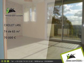 T4 A vendre Cholet 65m2 - 70 000 Euros