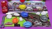 【Juegos Play-Doh】 Disney Pixar Lightning McQueen Rayo McQueen Stamp 12 carros 2 Charers 01015 es