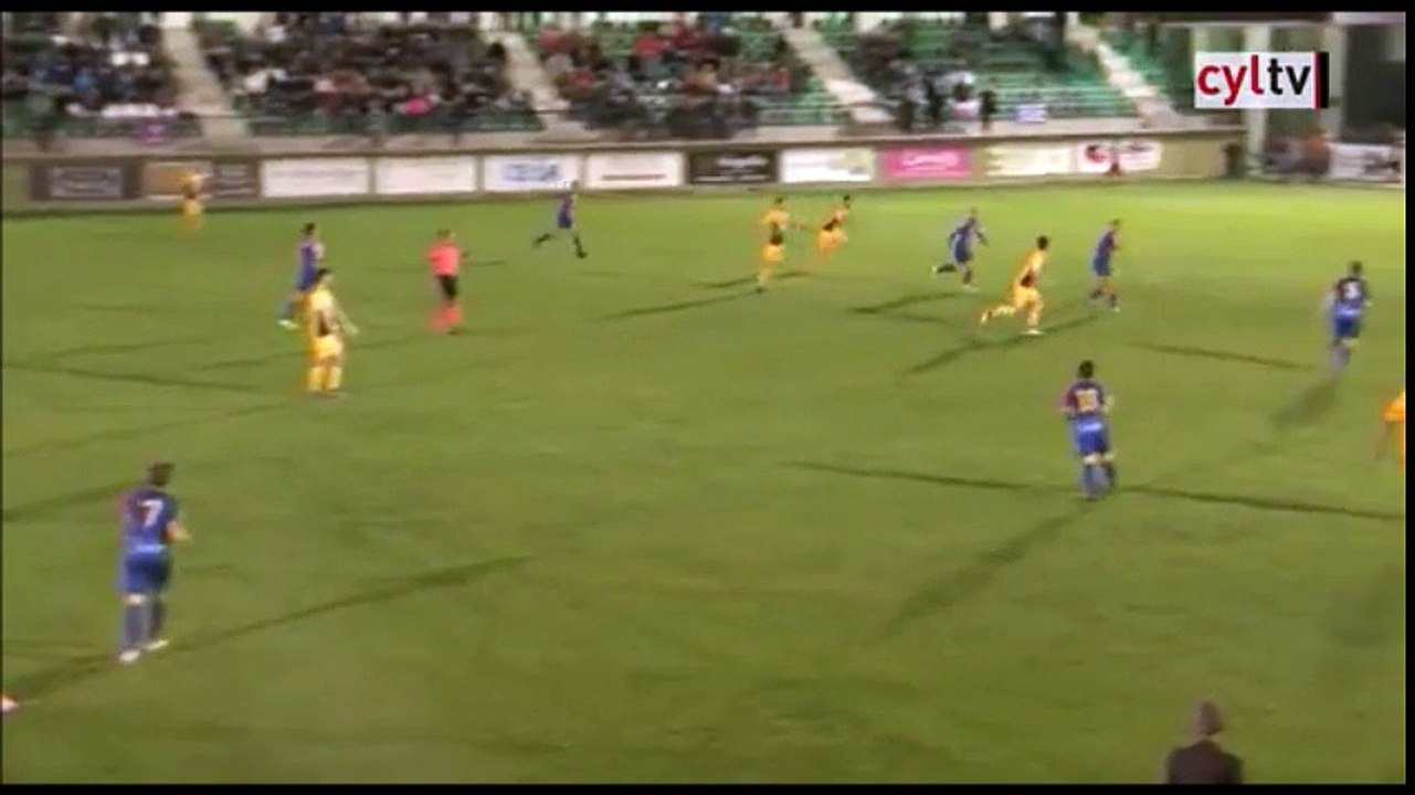 Referee signals the end of the match just as Ponferradina scored the goal!