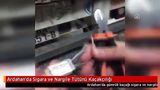 Ardahan'da Sigara ve Nargile Tütünü Kaçakçılığı