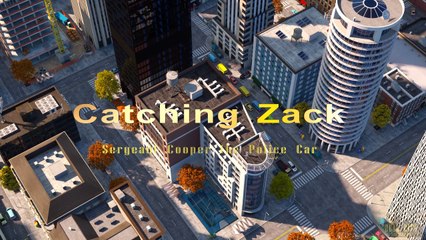 Catching Zack the Race Car - Sergeant Cooper the Police Car 2 _ Police Chase Videos For Children